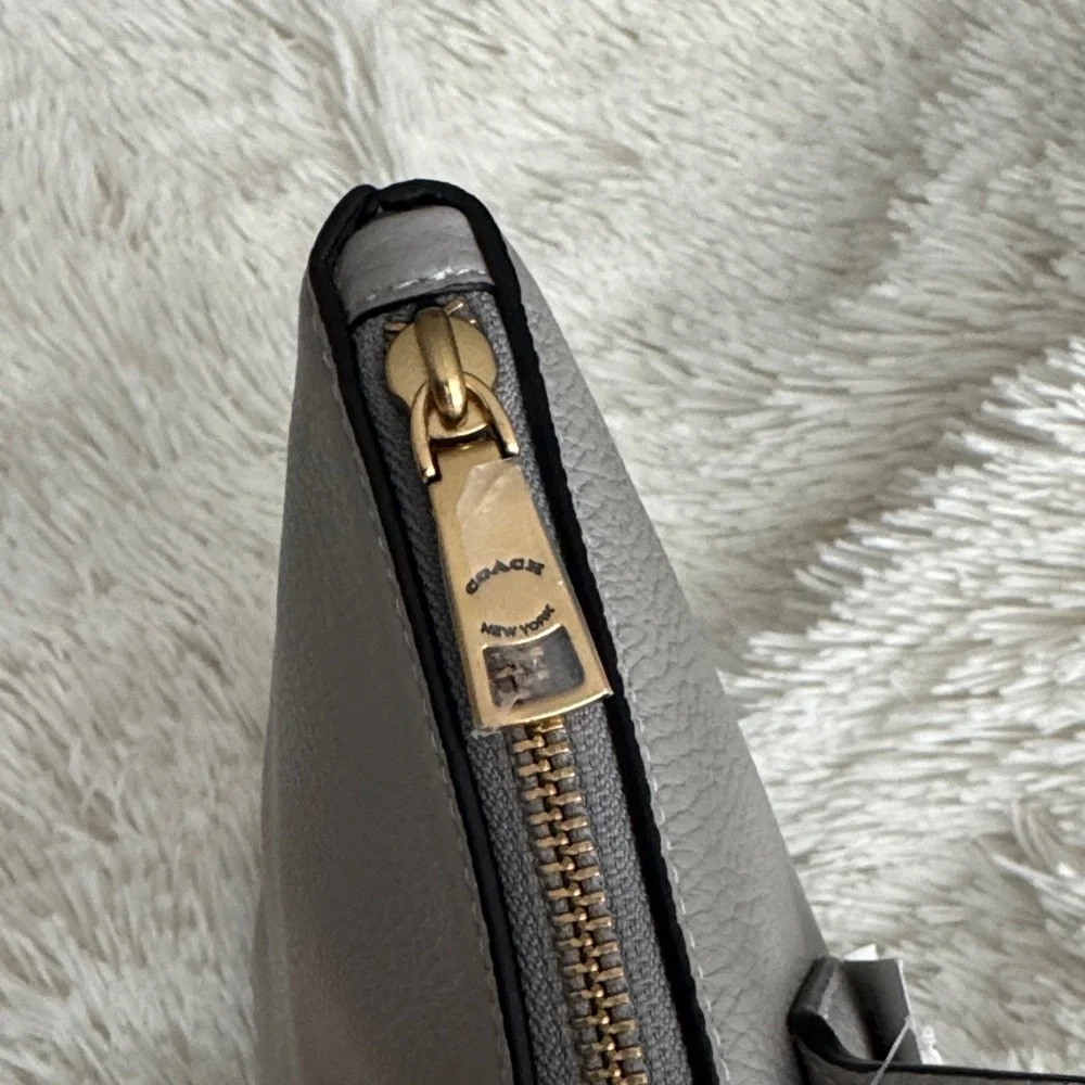 Coach Bella Dove Gray Leather Tote